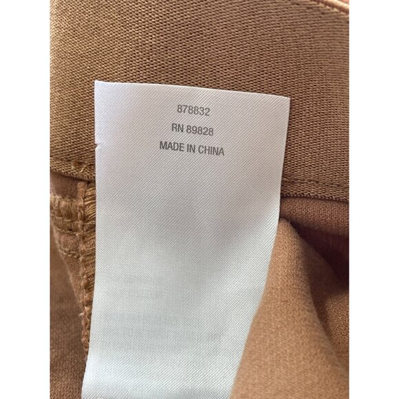 TWRHLL by Christie Brinkley Corduroy Cargo Pant Plus Size 18W Latte Neutral NEW - Picture 5 of 9
